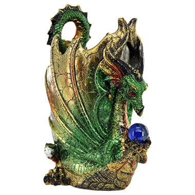 Design Toscano Biker Dragon on Skeleton Chopper Figurine & Reviews ...